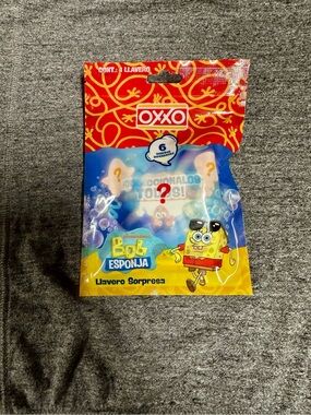 Oxxo Bob Esponga Llavero Keychain New Sorpresa Surprise sponge bob